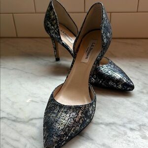 LK Bennett Women's Blue Heels